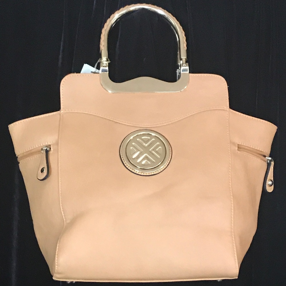 Tan handbag